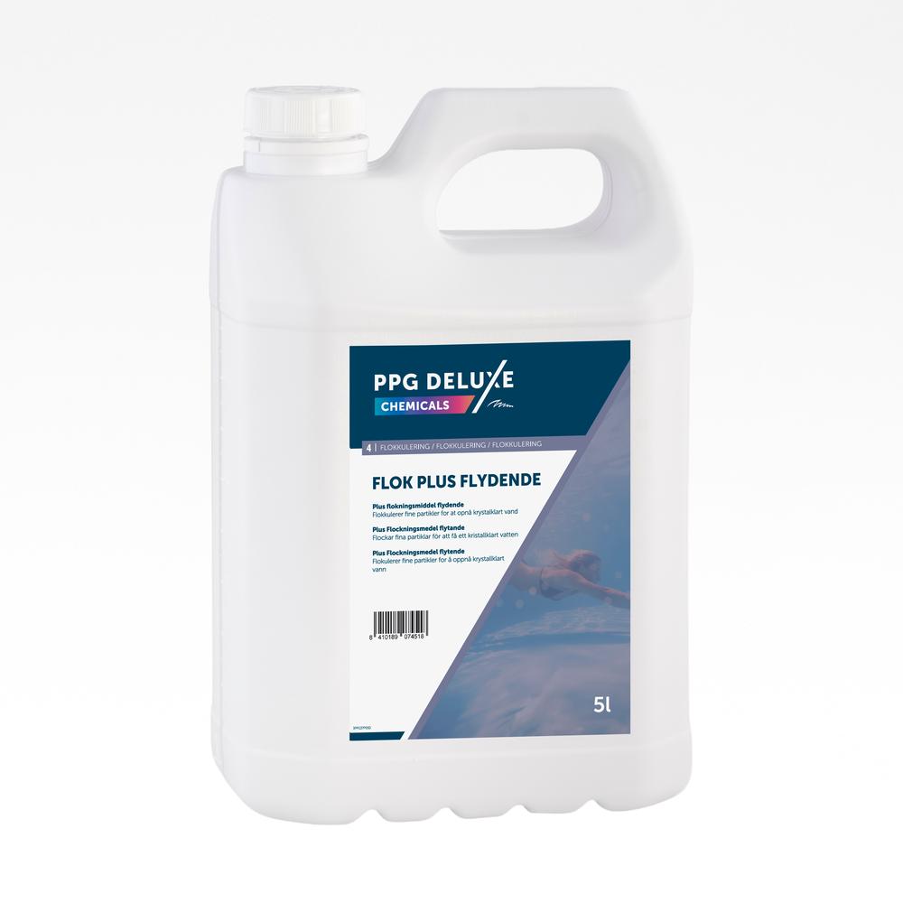 PPG Deluxe Flok Plus flockningsmedel, 5 liter PPG Deluxe Flok Plus flockningsmedel, 5 liter